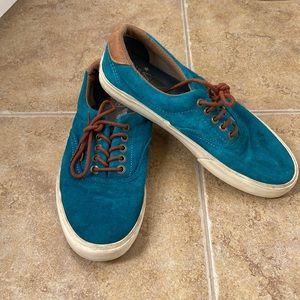 Vans Turquoise Suede The Authentic Shoes